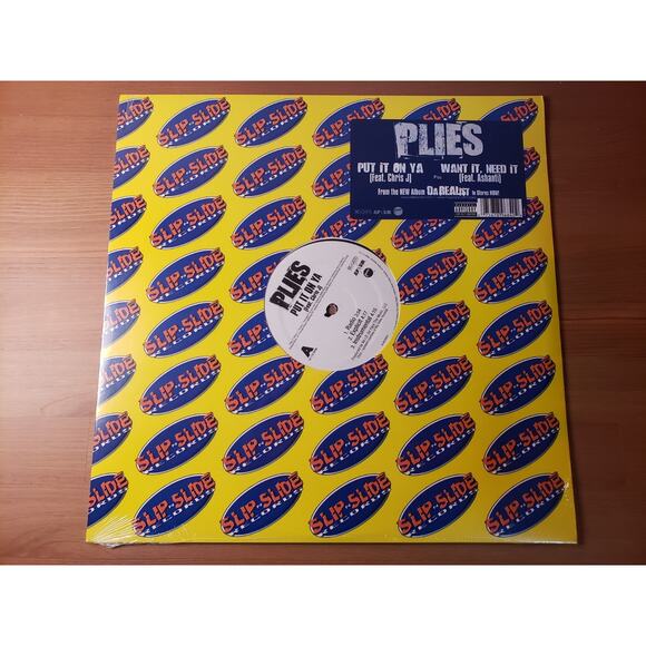 2008 Plies “Put It On Ya” Slip-N-Slide Records 0-517671 12” Vinyl Single Sealed - Picture 1 of 2